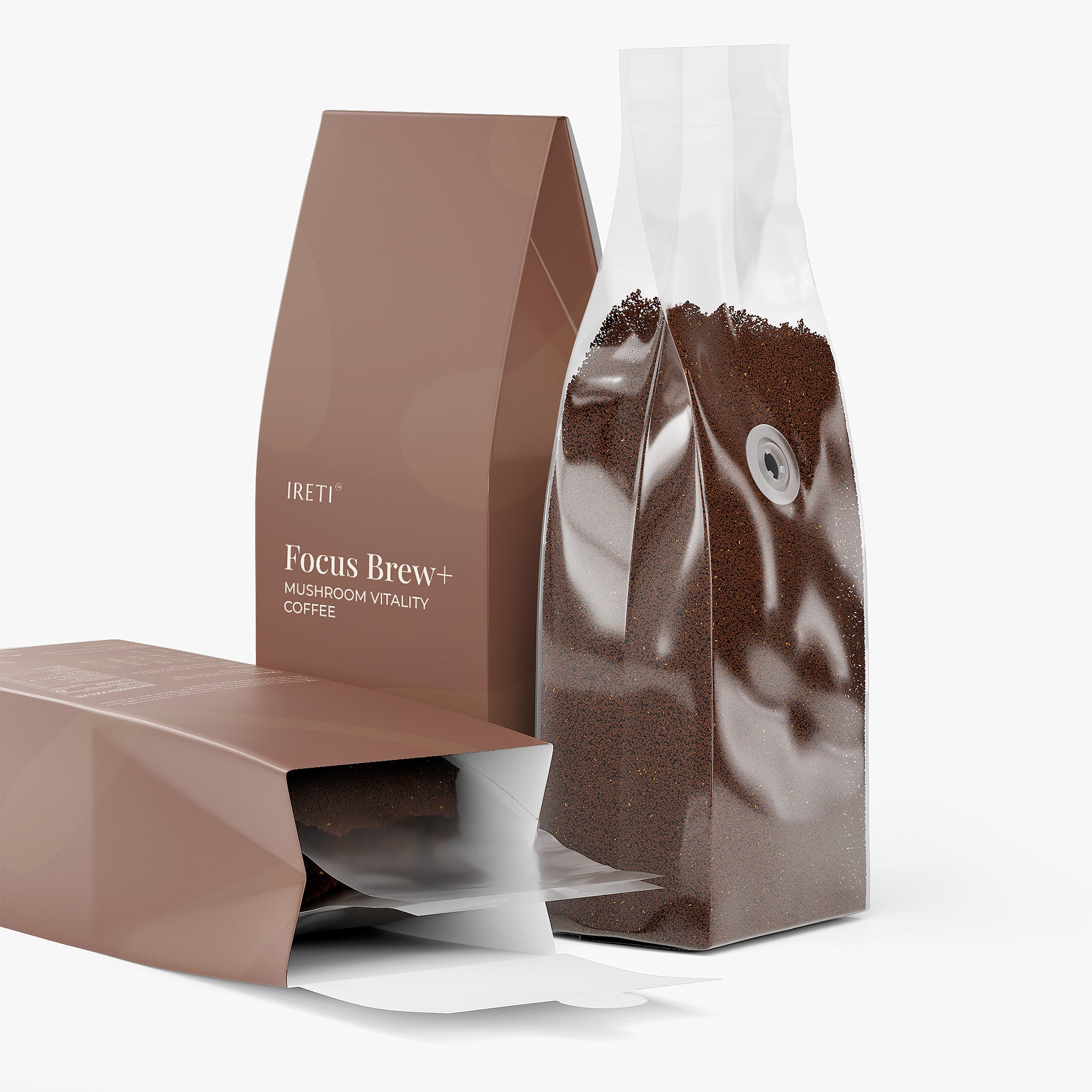 IRETI Focus Brew+ Mushroom Vitality Coffee